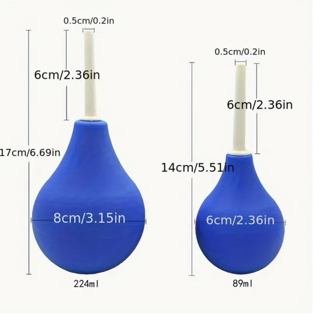 Poire à lavement, kit de nettoyage du rectum et du colon pour une pénétration anale facile, sans douleur et sans odeurs. Facile à utiliser