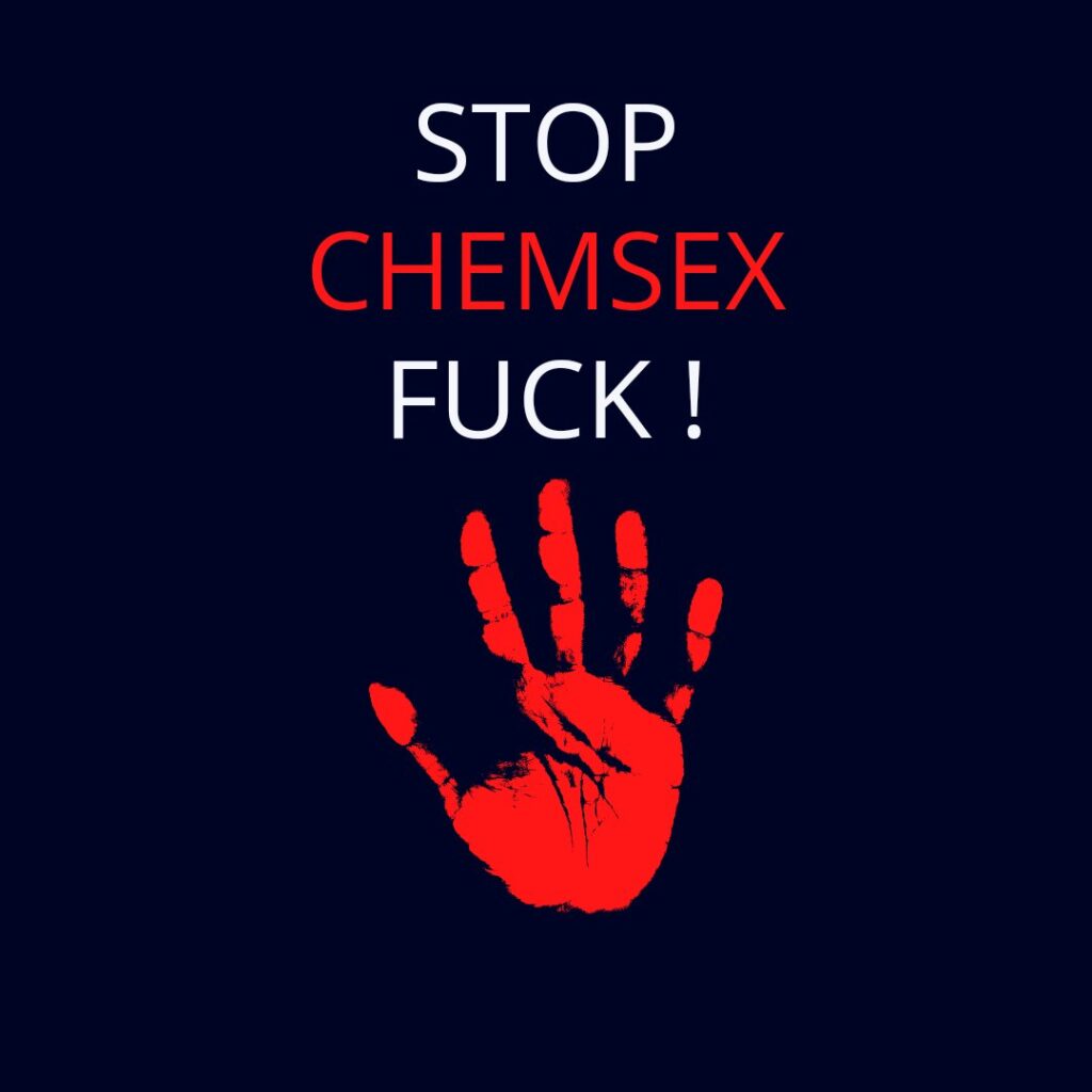 STOP CHEMSEX FUCK, le CHEMSEX TUE !!